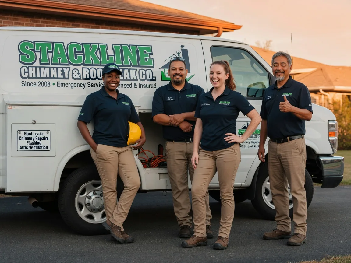 Chimney flashing repair company in Congerville, IL